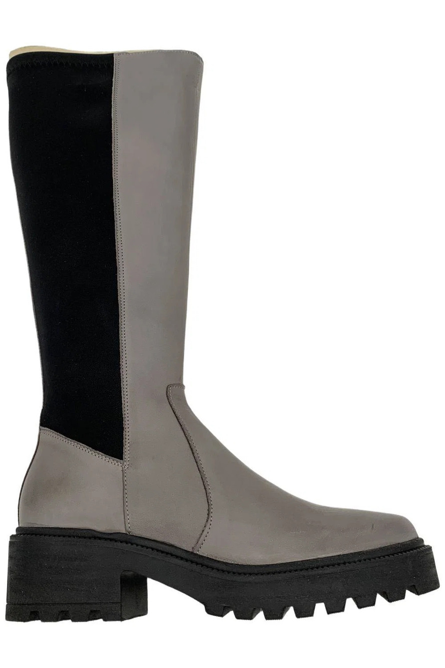 Miz Mooz Women's Leather Tall Shaft Boots Serina Graphite - Medium